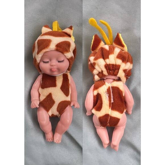 4 Animal & Insect Costumed Mini Reborn Baby Dolls Rebirth Dolls - Picture 4 of 6